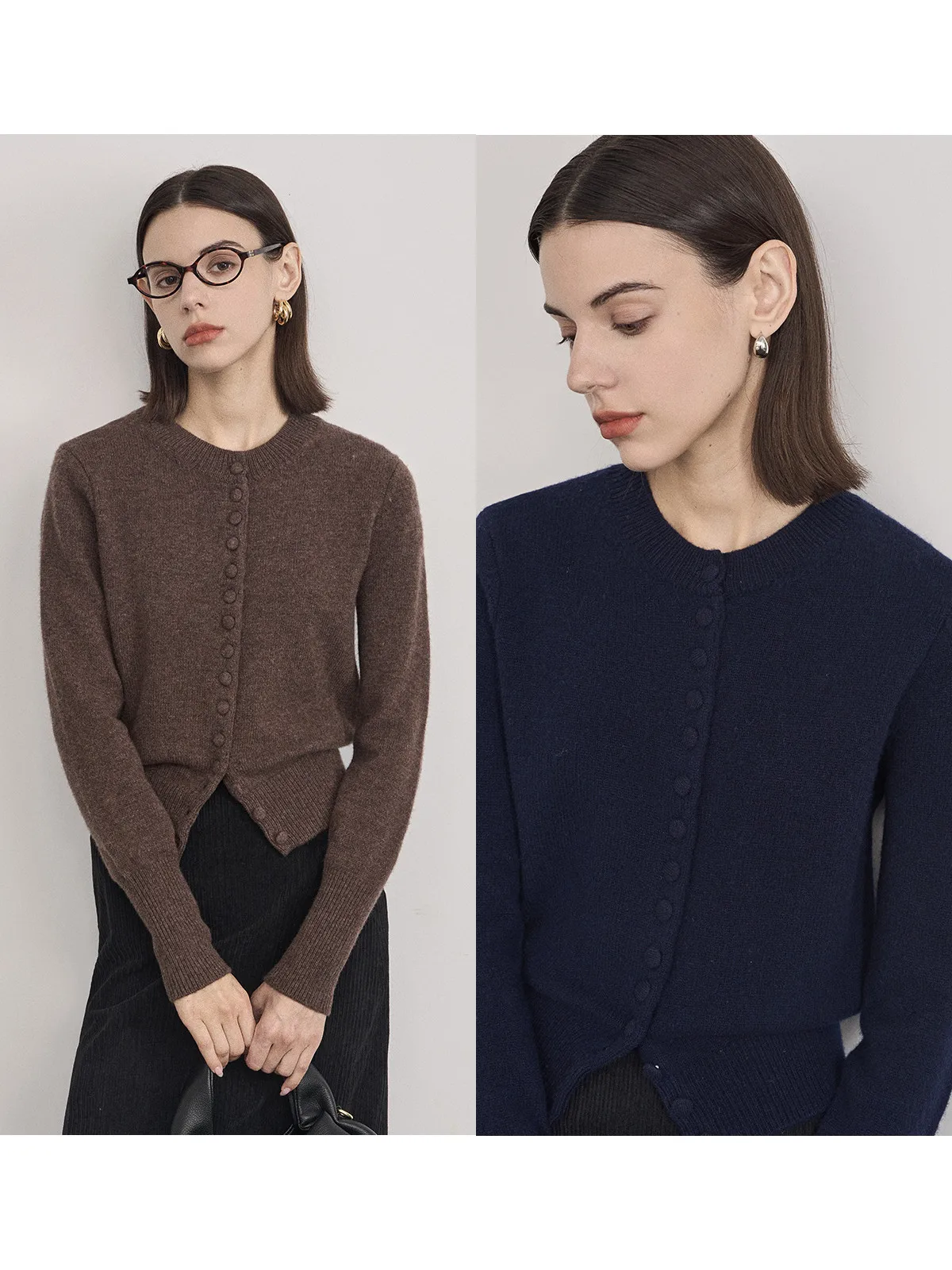 Ele шерстяной кардиган, женский вязаный свитер, модный дизайн, универсальный топ Sli, повседневный круглый топ на пуговицах
Ele шерстяной кардиган, женский вязаный свитер, модный дизайн, универсальный топ Sli, повседневный круглый топ на пуговицах