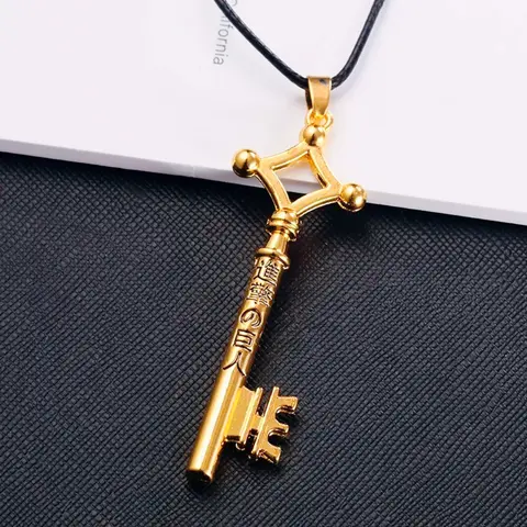 Attack on Titan Eren Key Necklace Shingeki No Kyojin Vintage Retro Anime Pendant Jewelry for Men Cosplay 2026