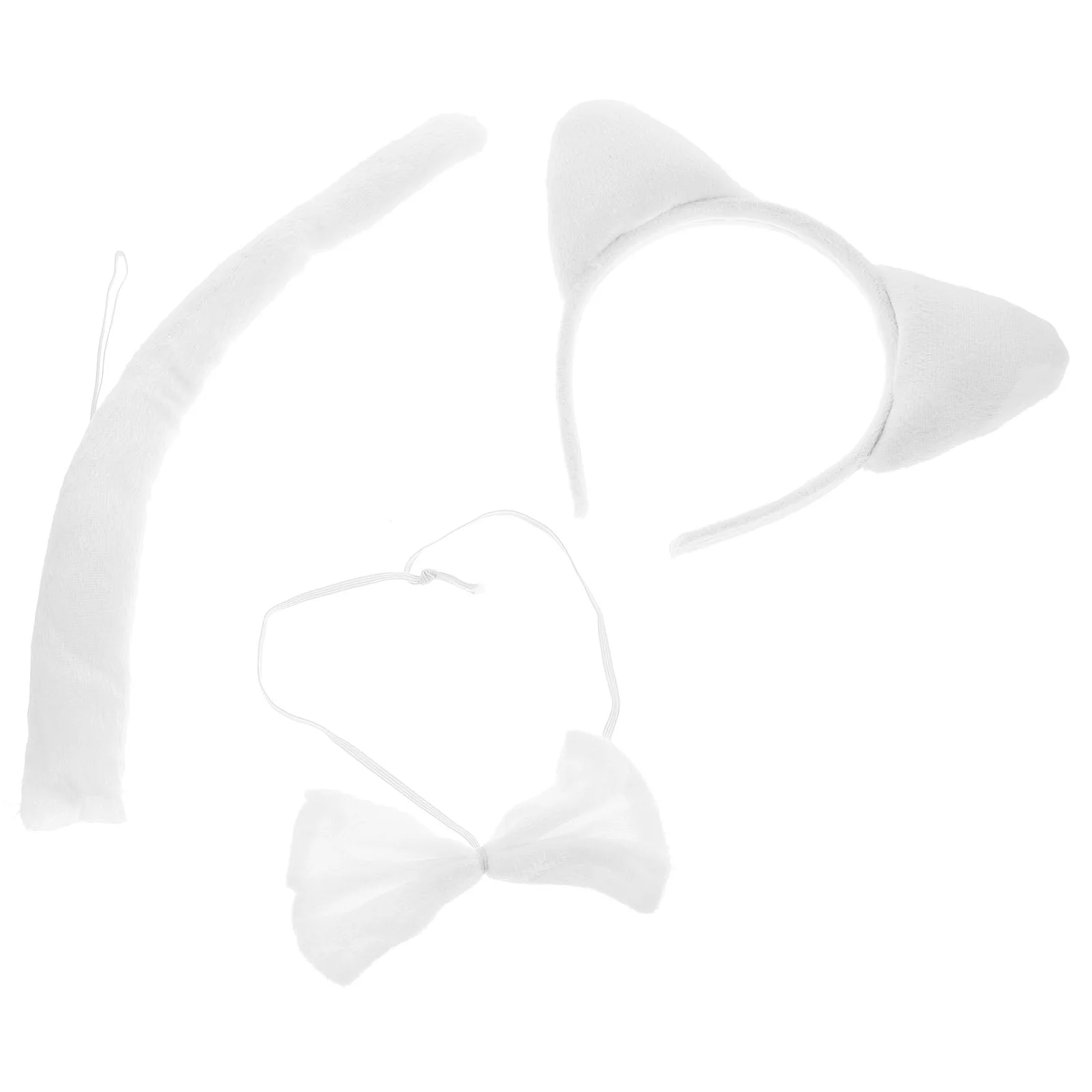 3pcs White Cat Set Plush Ear Headband Festive Party Headdress Kids' Day Decor Animal Costume Accessories Cosplay Supplies Animal
3pcs White Cat Set Plush Ear Headband Festive Party Headdress Kids' Day Decor Animal Costume Accessories Cosplay Supplies Animal