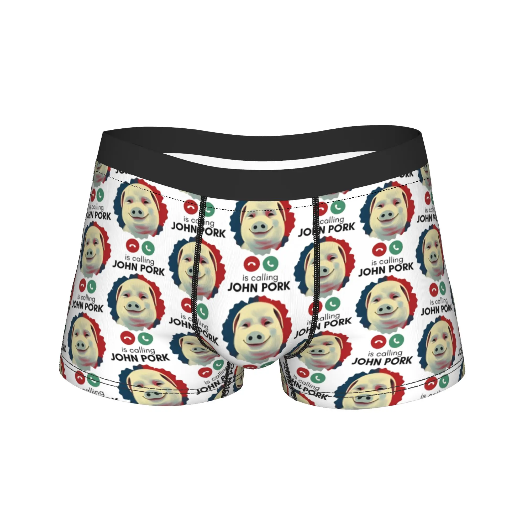 Новинка-боксеры John Pork Is Calling Funny Pig Meme, шорты, трусы, мужское нижнее белье, мягкие трусы для Homme, большие размеры
Новинка-боксеры John Pork Is Calling Funny Pig Meme, шорты, трусы, мужское нижнее белье, мягкие трусы для Homme, большие размеры