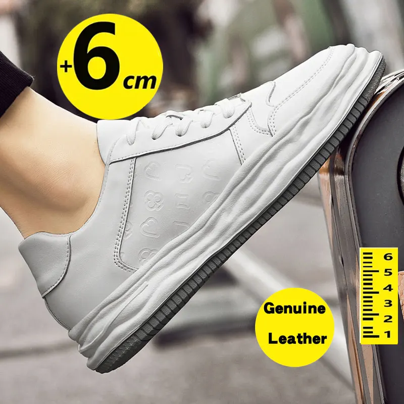Lift men sneakers casual elevator shoes heightening height increase insole 6cm high heels shoes genuine leather designer
Lift men sneakers casual elevator shoes heightening height increase insole 6cm high heels shoes genuine leather designer