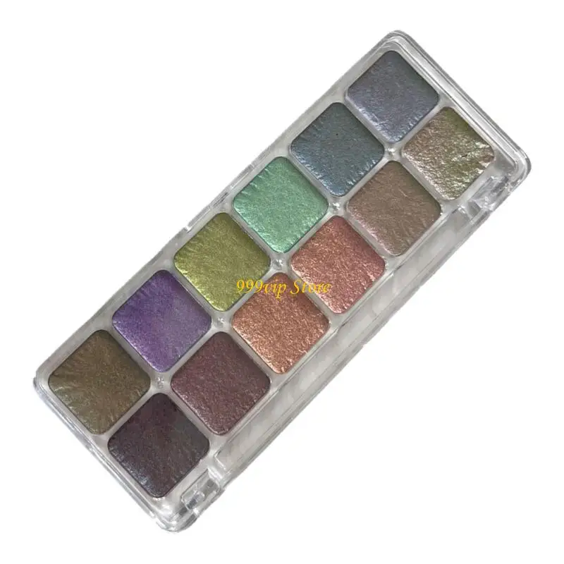 C90C 12 Colors Glittering Watercolor Paint Set Solid Watercolor Paint Set Art Supply
C90C 12 Colors Glittering Watercolor Paint Set Solid Watercolor Paint Set Art Supply