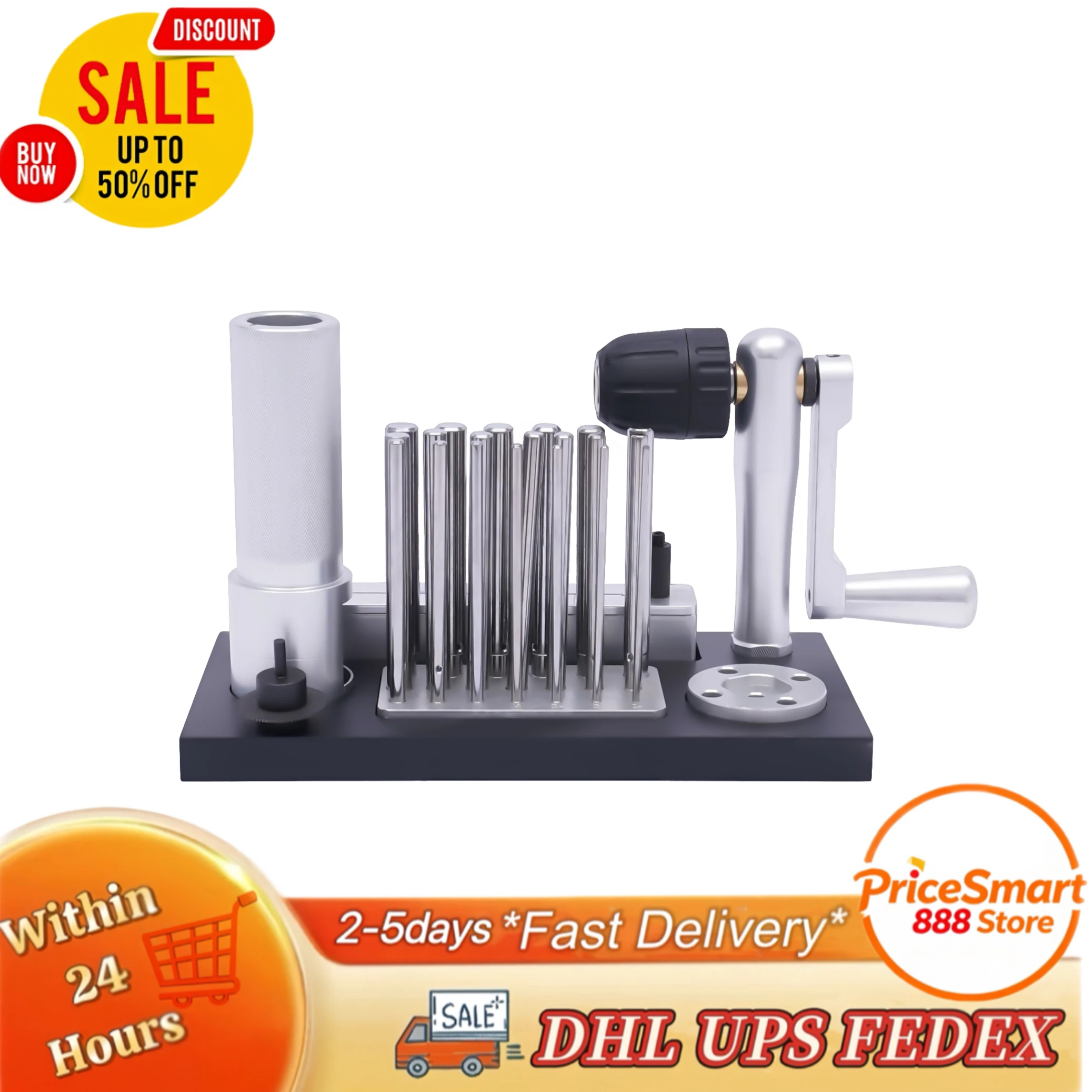 Manual Jewellery Jump Ring Maker Machine Jewelry Ring Making Processing Tool Kit Comes with 20 Mandrels from 2.5mm to 12mm
Manual Jewellery Jump Ring Maker Machine Jewelry Ring Making Processing Tool Kit Comes with 20 Mandrels from 2.5mm to 12mm