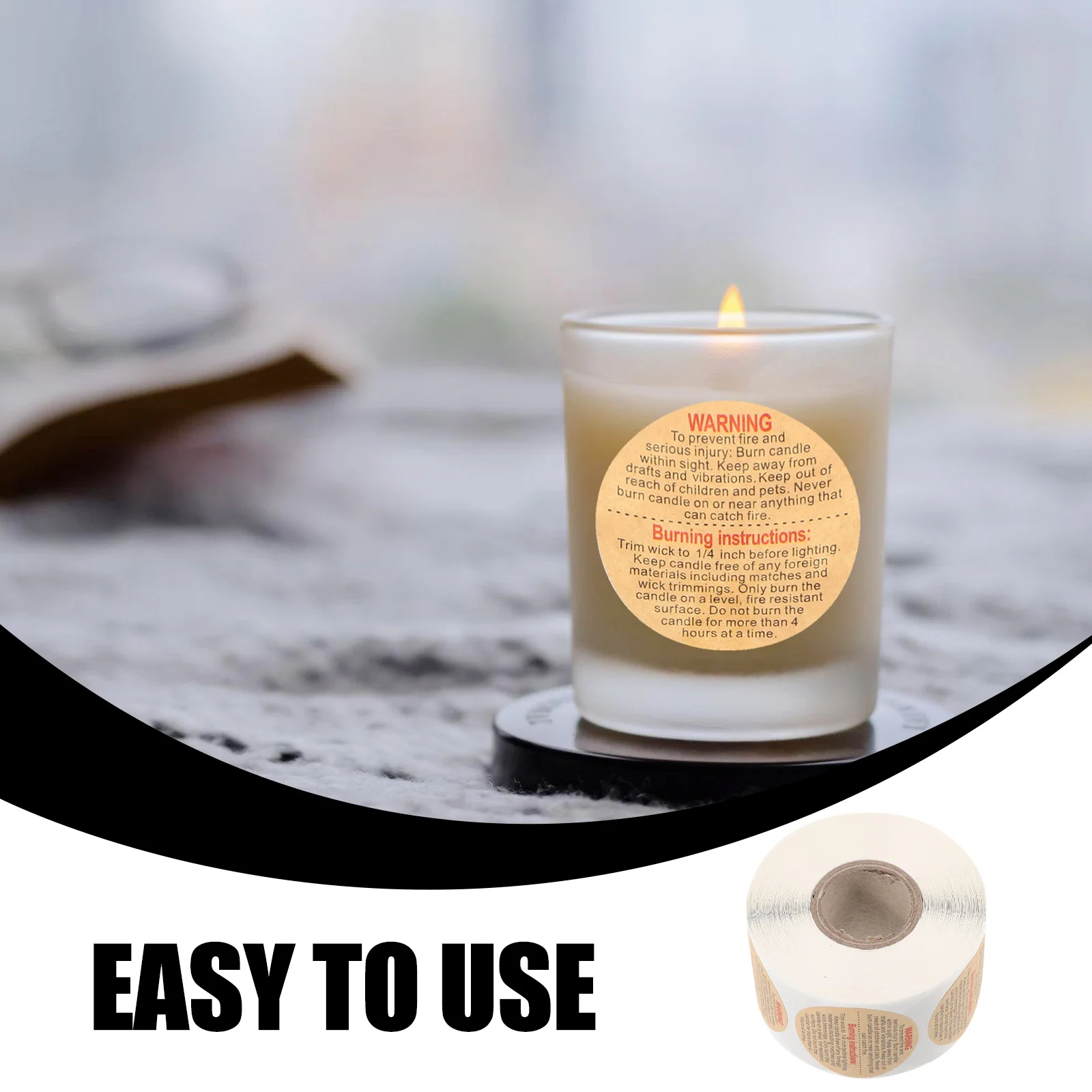 Wax Melting Safety Stickers Warning Labels Adhesive Decal Strong Easy to Use Warning Sticker
Wax Melting Safety Stickers Warning Labels Adhesive Decal Strong Easy to Use Warning Sticker