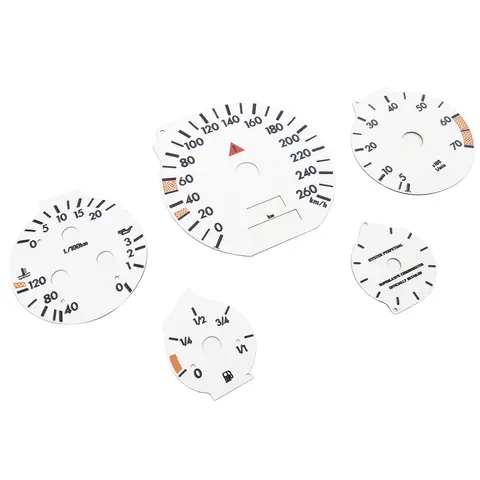 Instrument Panel Dashboard Sticker Trim Sticker For Mercedes Benz W140 Dashboard Layer Sticker