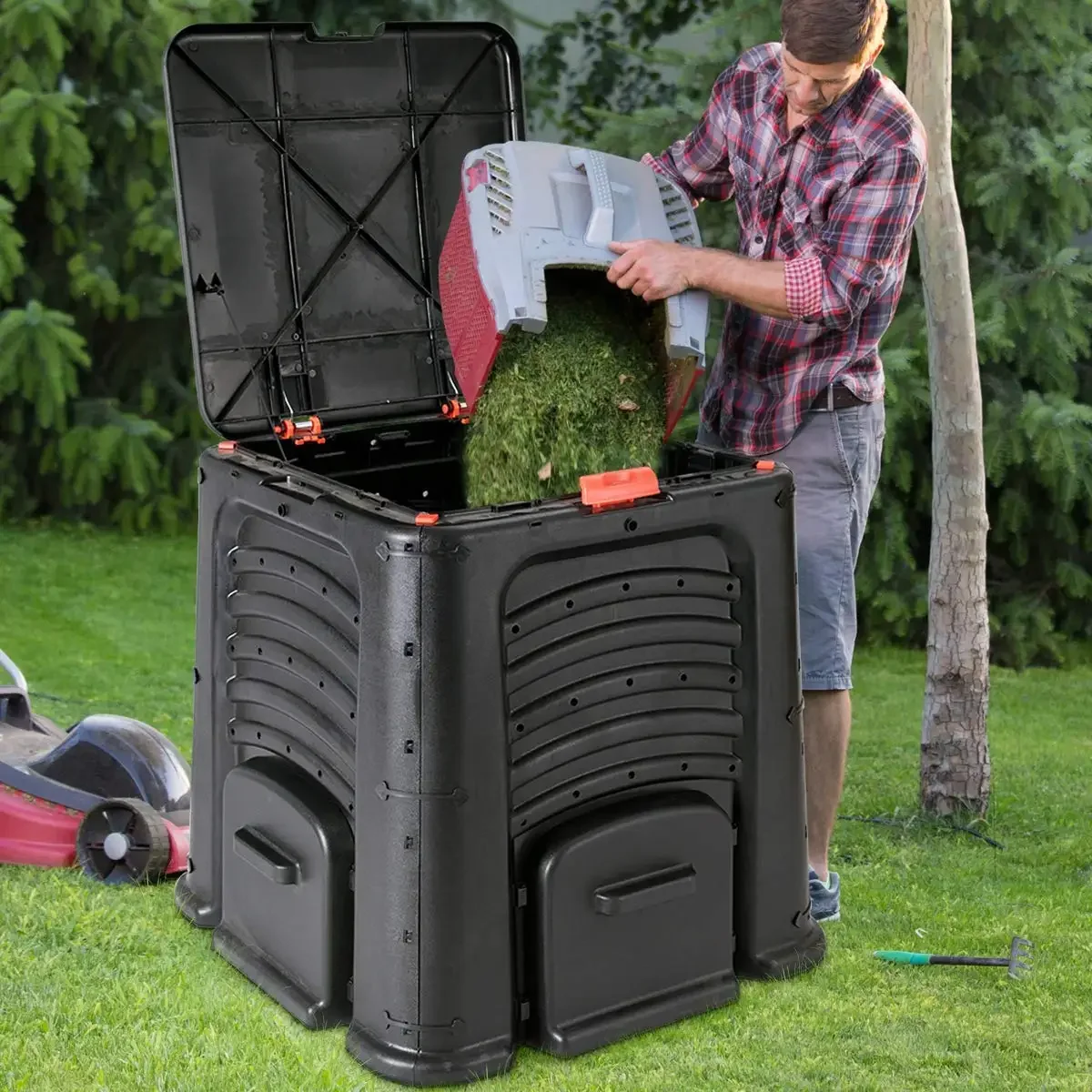 zq Large Compost Box Courtyard Outdoor Garden Composter Collect Manure Boxes Aerobic Compost
zq Large Compost Box Courtyard Outdoor Garden Composter Collect Manure Boxes Aerobic Compost