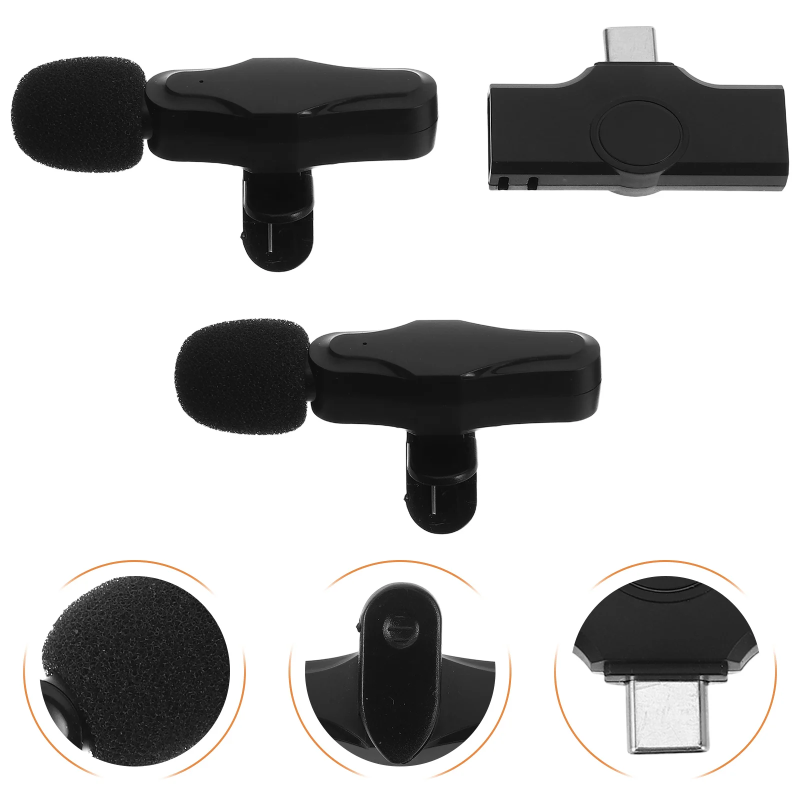 1 Set Wireless Lavalier Microphone System Mini Clip-On Mic For Vlogging Podcasting Interviews Live Streaming Clear Sound Noise
1 Set Wireless Lavalier Microphone System Mini Clip-On Mic For Vlogging Podcasting Interviews Live Streaming Clear Sound Noise