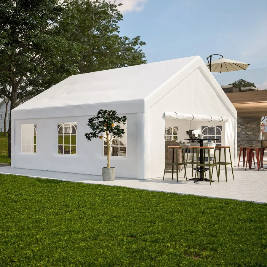 20x20FT Party Tent Heavy Duty Large Wedding Event Shelters with 2 Storage Bags Removable Sidewalls Outdoor Canopy Gazebo Commer
20x20FT Party Tent Heavy Duty Large Wedding Event Shelters with 2 Storage Bags Removable Sidewalls Outdoor Canopy Gazebo Commer