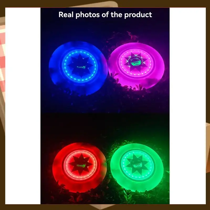 Flying Disc Flying Disc Luminescence Outdoor Playing 175G 8 Dazzling Color Modes-AA85
Flying Disc Flying Disc Luminescence Outdoor Playing 175G 8 Dazzling Color Modes-AA85