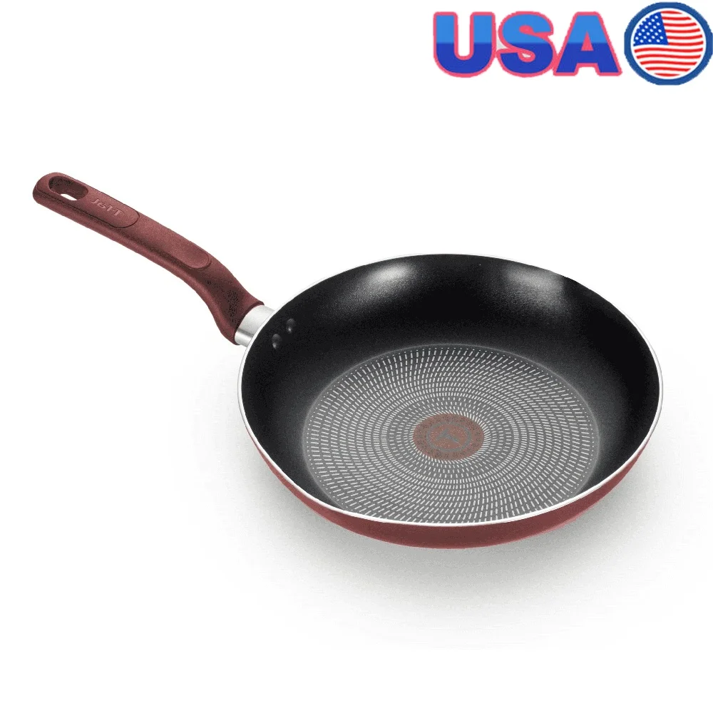 12-дюймовая сковорода с антипригарным покрытием и интерфейсом Pro-Glide, даже нагревательное основание, удобная ручка, можно мыть в посудомоечной машине, безопасный инструмент для приготовления пищи
12-дюймовая сковорода с антипригарным покрытием и интерфейсом Pro-Glide, даже нагревательное основание, удобная ручка, можно мыть в посудомоечной машине, безопасный инструмент для приготовления пищи