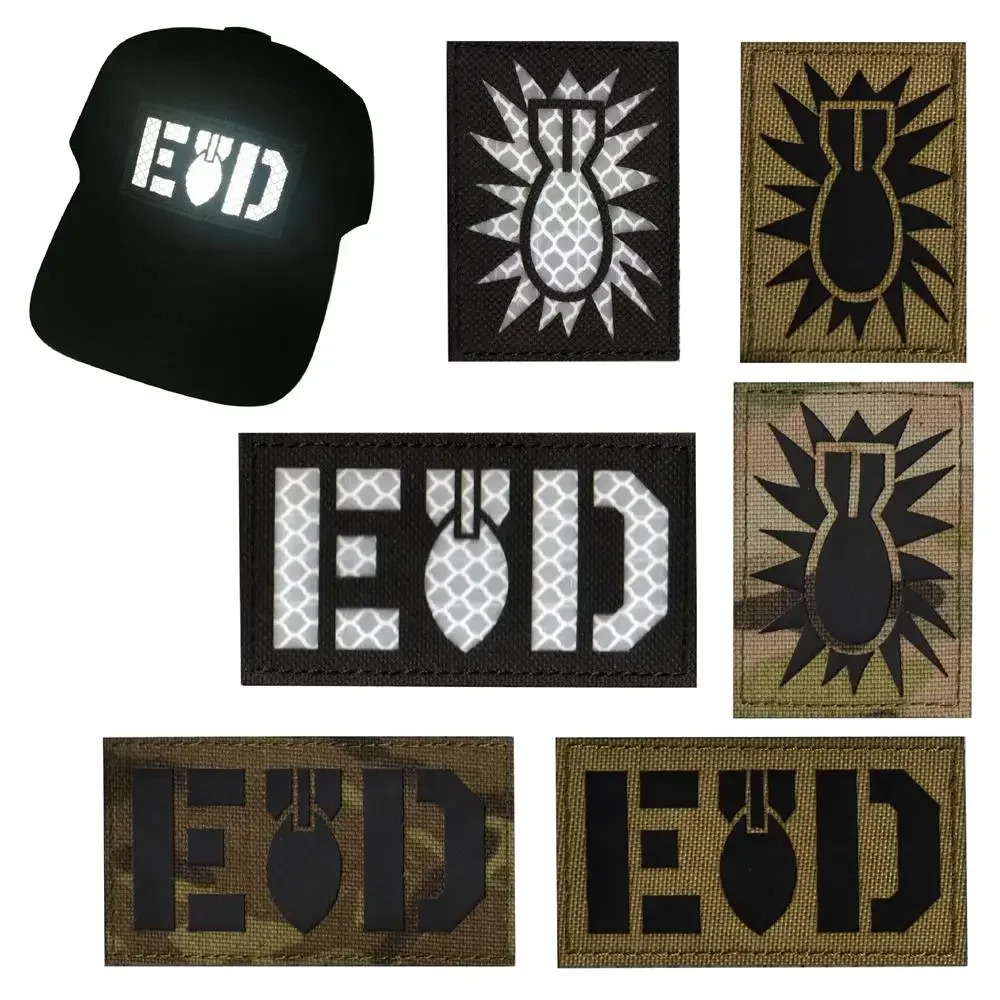 EOD Embroidery Patch Emblem Badge Light Reflecting Military with Hook for Clothing Backpack,black Tactical Patches
EOD Embroidery Patch Emblem Badge Light Reflecting Military with Hook for Clothing Backpack,black Tactical Patches