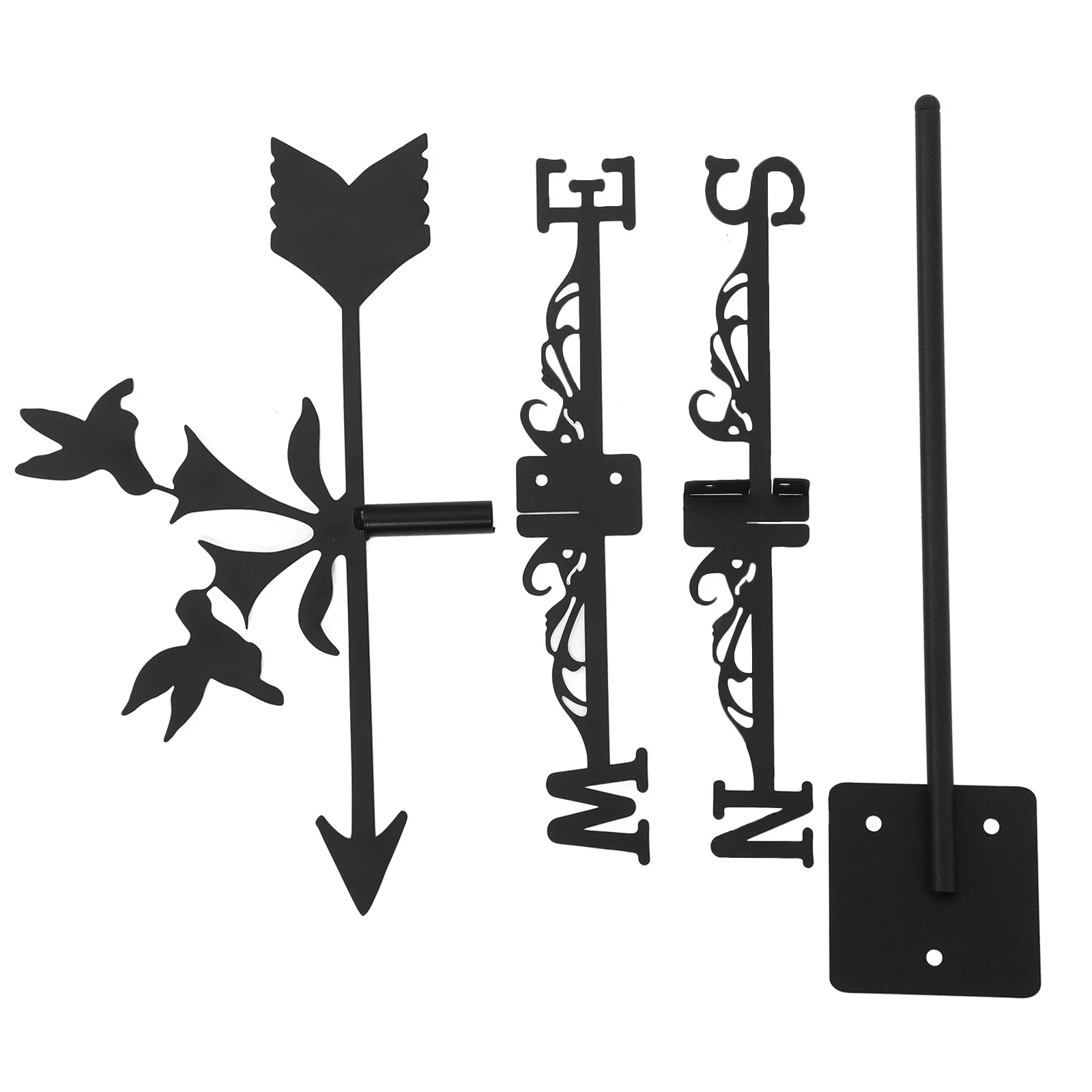 Decorative Weather Vane Wind Direction Indicator for Outdoor Garden Yard Metal Weathervane Lawn Decoration Stake
Decorative Weather Vane Wind Direction Indicator for Outdoor Garden Yard Metal Weathervane Lawn Decoration Stake