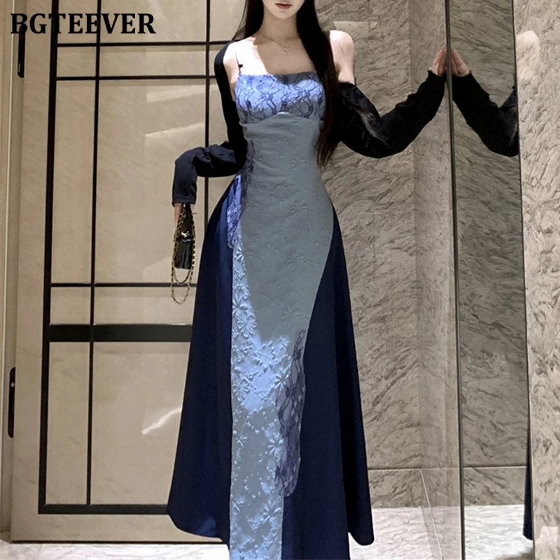 BGTEEVER элегантное летнее женское лоскутное платье трапециевидной формы на бретельках винтажное женское платье миди без рукавов с тонкой талией
BGTEEVER элегантное летнее женское лоскутное платье трапециевидной формы на бретельках винтажное женское платье миди без рукавов с тонкой талией