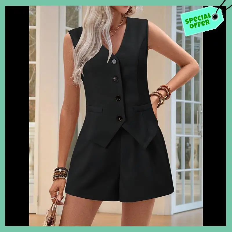 Sturdy Womens V Neck Vest Top Sleeveless Button Down Fully Lined Solid Going Out Crop Tops
Sturdy Womens V Neck Vest Top Sleeveless Button Down Fully Lined Solid Going Out Crop Tops