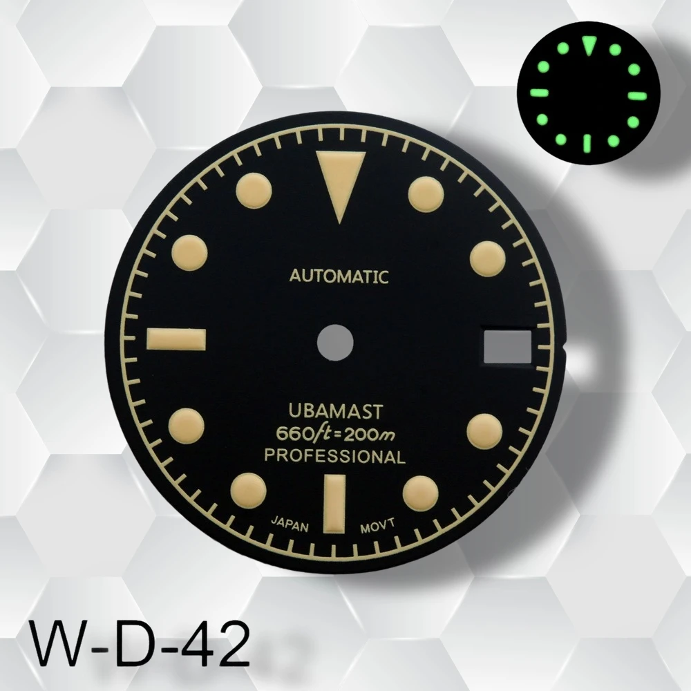 28.5mm S Logo Retro SUB Dial Suitable for NH35/NH36/7S/4R Movement Green Luminous High-Quality Watch Modification Accessories
28.5mm S Logo Retro SUB Dial Suitable for NH35/NH36/7S/4R Movement Green Luminous High-Quality Watch Modification Accessories