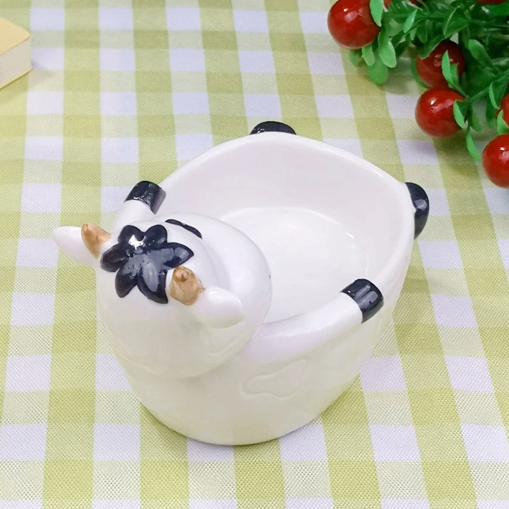 1Pcs Realistic Cow Design Bowl Ceramic Complementary Food Container for Kids High Grade Material Elegant Workmanship Desktop
1Pcs Realistic Cow Design Bowl Ceramic Complementary Food Container for Kids High Grade Material Elegant Workmanship Desktop