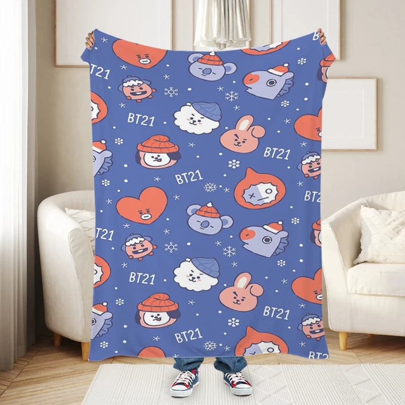 Nap Blanket Z-BT21s Sofa Winter Fluffy Soft Winter King Size Blankets Microfiber Bedding Warm Knee Bed Fleece Camping Custom
Nap Blanket Z-BT21s Sofa Winter Fluffy Soft Winter King Size Blankets Microfiber Bedding Warm Knee Bed Fleece Camping Custom