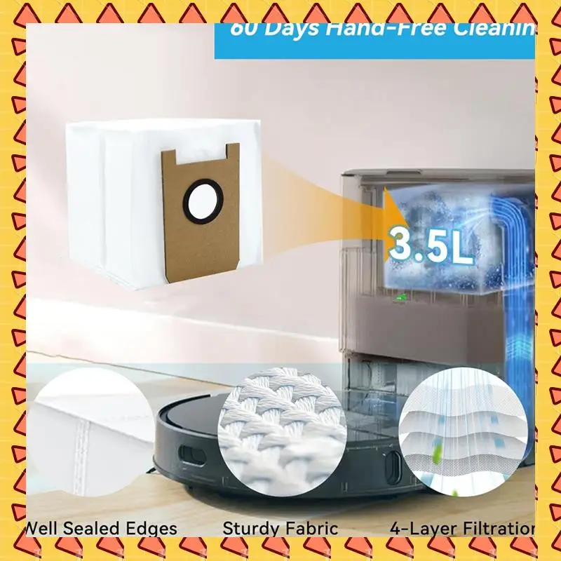 A008 Replacement Accessories For Airrobo T20+ Robot Vacuum Cleaner Parts Main Side Brushes HEPA Filters Dust Bags Mop Pads
A008 Replacement Accessories For Airrobo T20+ Robot Vacuum Cleaner Parts Main Side Brushes HEPA Filters Dust Bags Mop Pads