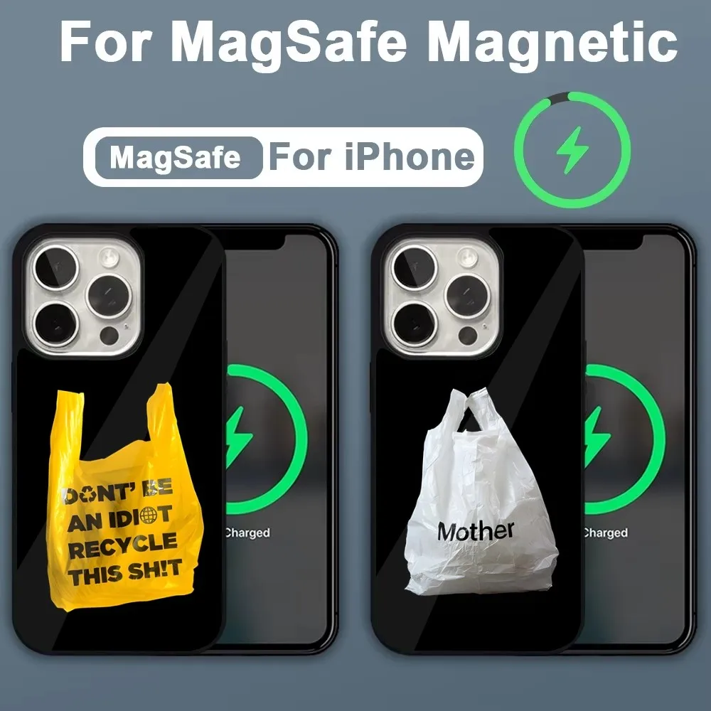 Creative Plastic Bag Phone Case For iPhone 16,15,14,13,12,11,Plus,Pro,Max,Mini Magsafe Magnetic Wireless Charging
Creative Plastic Bag Phone Case For iPhone 16,15,14,13,12,11,Plus,Pro,Max,Mini Magsafe Magnetic Wireless Charging