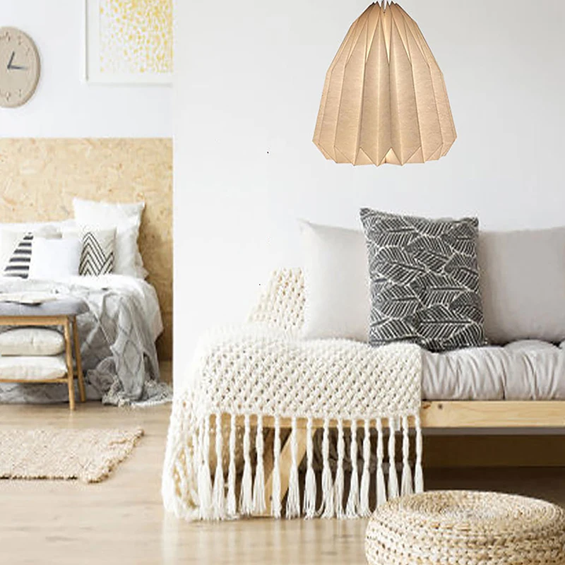Creative Paper Lantern Shade Nordic Style Folding Pendant Light Art Shade Decorative Light Cover For Living Room Decor
Creative Paper Lantern Shade Nordic Style Folding Pendant Light Art Shade Decorative Light Cover For Living Room Decor