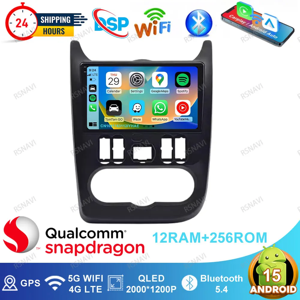 Android 15 Car Radio For Renault Logan 1 Sandero 2009 2010 2011 2012 - 2015 Largus Dacia Duster Mercedes W203 Golf 8 W213 Clio 4
Android 15 Car Radio For Renault Logan 1 Sandero 2009 2010 2011 2012 - 2015 Largus Dacia Duster Mercedes W203 Golf 8 W213 Clio 4