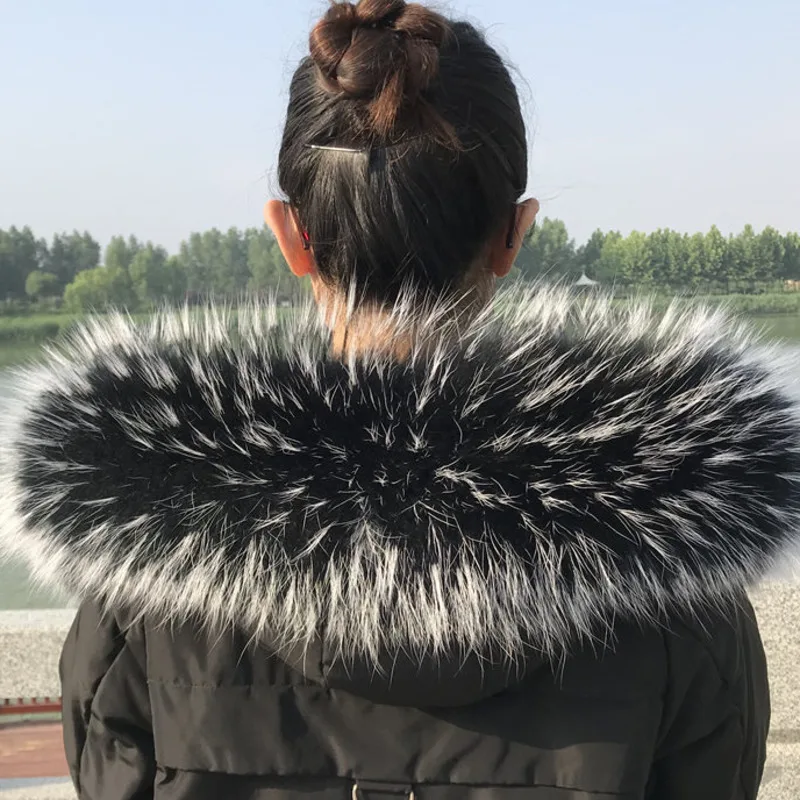 Raccoon Fur Collar for Coat Jacket Women Winter Furry Fur Hood Trims Decor Warm Real Natural Fur Scarf Men Luxury Shawls
Raccoon Fur Collar for Coat Jacket Women Winter Furry Fur Hood Trims Decor Warm Real Natural Fur Scarf Men Luxury Shawls