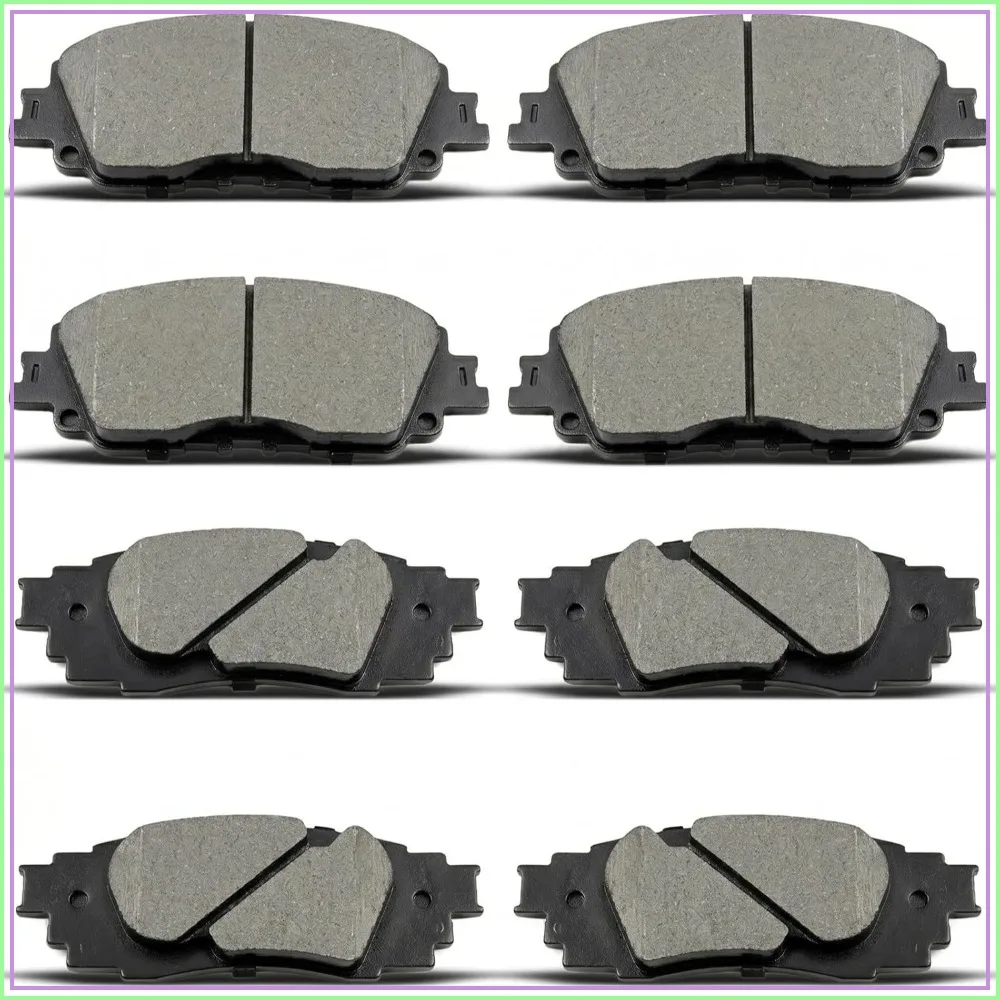 Front Rear Ceramic Disc Brake Pad Set for 2018-2022 Toyota Camry Hybrid/XLE/XSE, 2019-2022 Rav4 Lexus ES350 ES250 UX200 UX250h
Front Rear Ceramic Disc Brake Pad Set for 2018-2022 Toyota Camry Hybrid/XLE/XSE, 2019-2022 Rav4 Lexus ES350 ES250 UX200 UX250h