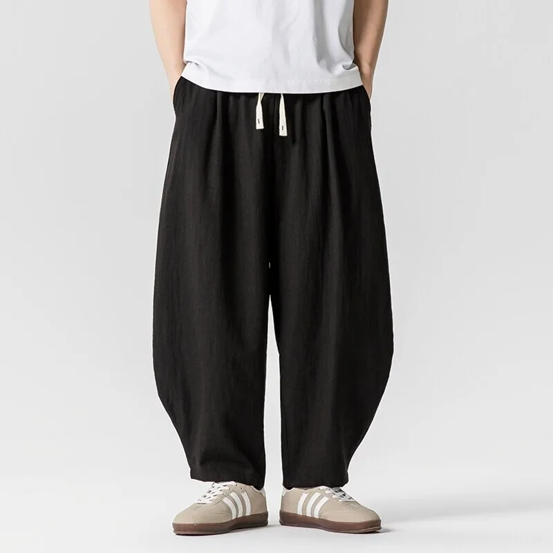 Men Wide Leg Pants Spring Summer Linen Pants Chinese Male Cotton Baggy Trouser Mens Hip Hop Jogger Pants M-5XL
Men Wide Leg Pants Spring Summer Linen Pants Chinese Male Cotton Baggy Trouser Mens Hip Hop Jogger Pants M-5XL