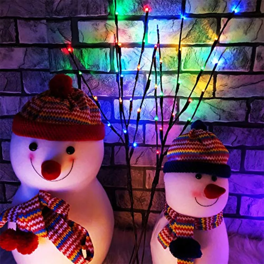 4 Pack Branch Lights 30" 20LED Lighted Branches Battery Operated Milcolor Led Twigs Lighted Willow Branches Vase Fillers for Ch
4 Pack Branch Lights 30" 20LED Lighted Branches Battery Operated Milcolor Led Twigs Lighted Willow Branches Vase Fillers for Ch
