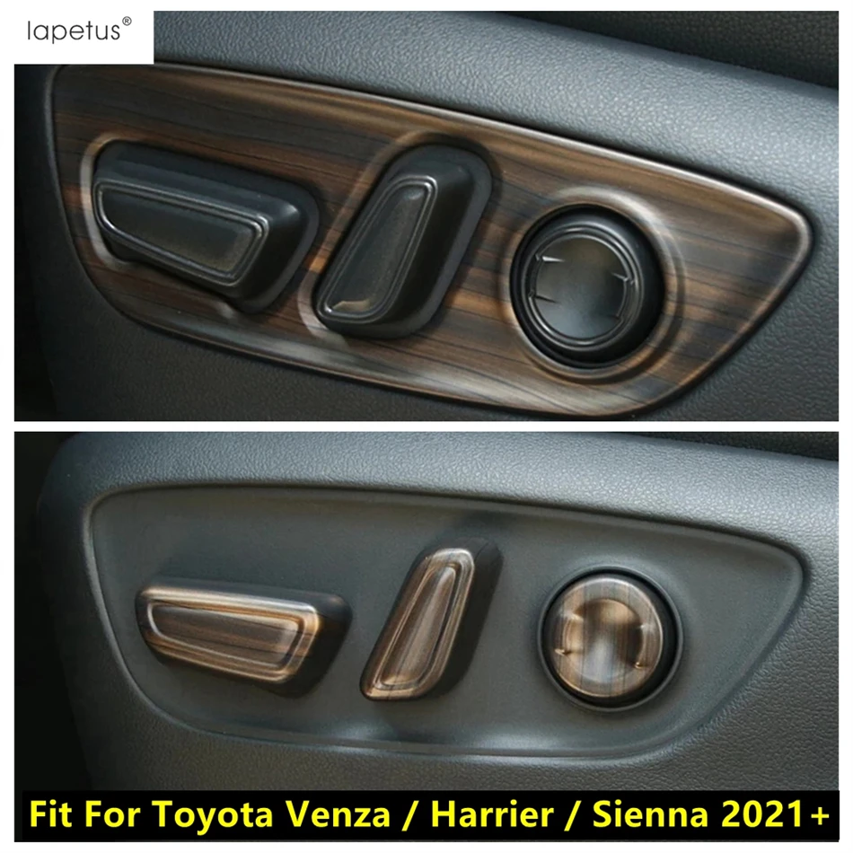 Car Seat Adjustment Button Panel Frame Cover Trim For Toyota Venza / Harrier / Sienna 2021 - 2025 Wood Grain Look Accessories
Car Seat Adjustment Button Panel Frame Cover Trim For Toyota Venza / Harrier / Sienna 2021 - 2025 Wood Grain Look Accessories