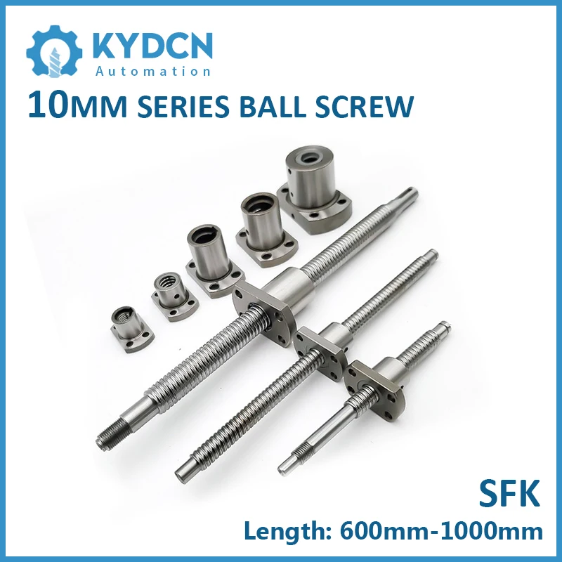 SFK1002 SFK1004 Ball Screw 10mm C7 Miniature Ball Screw 600mm-1000mm CNC Micro Ball Screw 3D Printer Parts
SFK1002 SFK1004 Ball Screw 10mm C7 Miniature Ball Screw 600mm-1000mm CNC Micro Ball Screw 3D Printer Parts