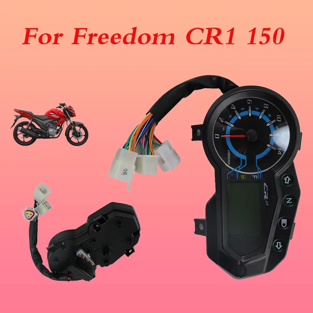 For Freedom CR1 150 LED Digital MotorcycleMultifunction Speedometer Odometer 140000 RPM Tachometer 
For Freedom CR1 150 LED Digital MotorcycleMultifunction Speedometer Odometer 140000 RPM Tachometer