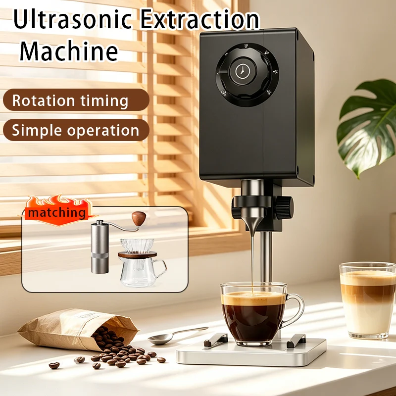 Ultrasonic Coffee Maker for Home Use Italian American Espresso Extraction Machine for Office and Commercial Use Small Size
Ultrasonic Coffee Maker for Home Use Italian American Espresso Extraction Machine for Office and Commercial Use Small Size
