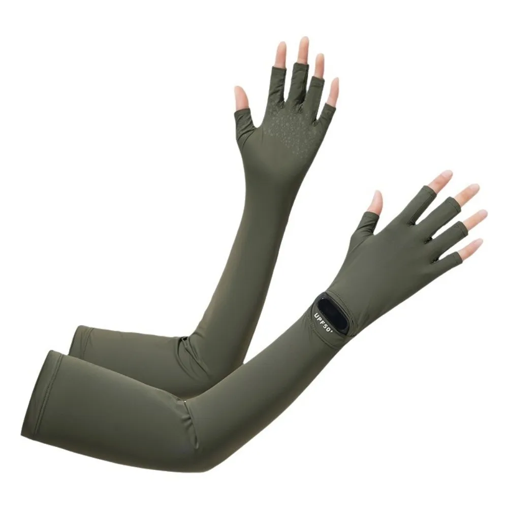 Simple Solid Color Long Sleeve Non-slip Flip Sunscreen Sleeve Gloves Elastic Sun Protection Summer Arm Cover Fishing
Simple Solid Color Long Sleeve Non-slip Flip Sunscreen Sleeve Gloves Elastic Sun Protection Summer Arm Cover Fishing