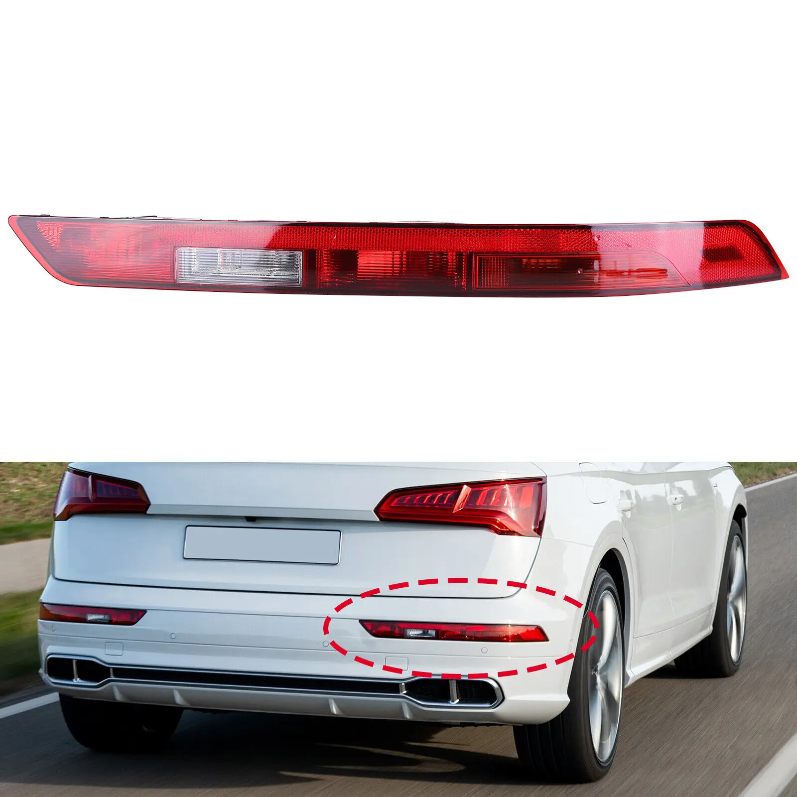 Cars Replace Accessories for Audi Q5 Rear Right Bumper Tail Light OE 80A 945 070
Cars Replace Accessories for Audi Q5 Rear Right Bumper Tail Light OE 80A 945 070