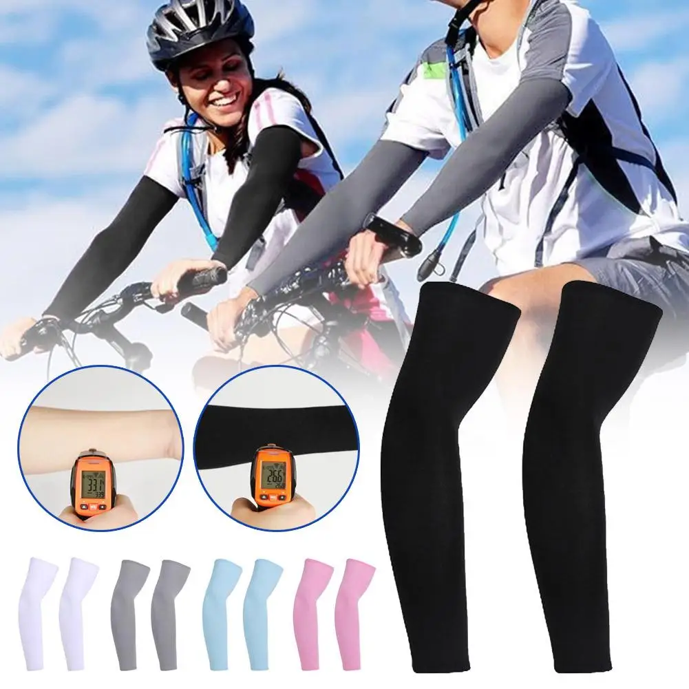 Sunscreen Ice Silk Sleeves Anti UV Breathable Cooling For Summer Outdoor Fishing Camping Solar Arm Sleeves I8N3
Sunscreen Ice Silk Sleeves Anti UV Breathable Cooling For Summer Outdoor Fishing Camping Solar Arm Sleeves I8N3