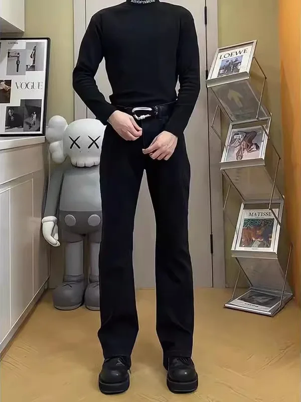 Bla High Waist Straight Leg Men's Jeans Spring Autumn Slimming Pants American High Street Vibe Willow Le Bend Knife Flare...
Bla High Waist Straight Leg Men's Jeans Spring Autumn Slimming Pants American High Street Vibe Willow Le Bend Knife Flare...