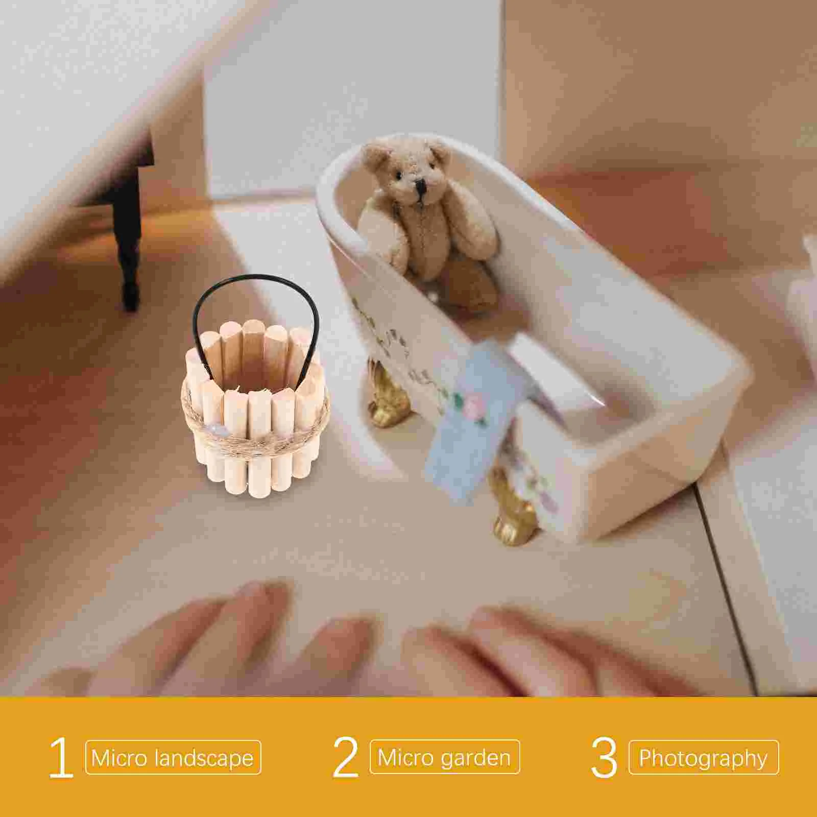Miniature Wooden Water Bucket 1:12 Scale House Decor Hand Polished Realistic Details Stable Wood Metal Multi Use Christmas
Miniature Wooden Water Bucket 1:12 Scale House Decor Hand Polished Realistic Details Stable Wood Metal Multi Use Christmas