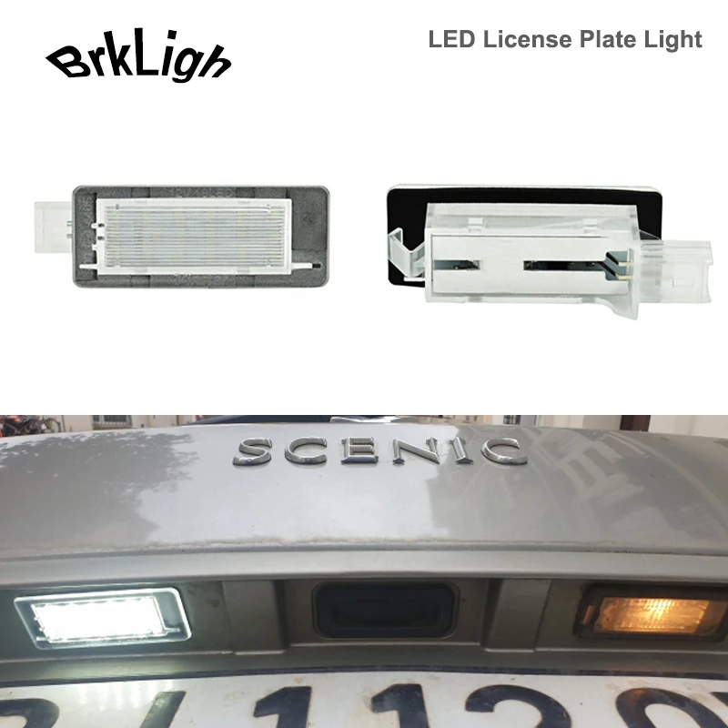 2Pcs Canbus For Renault Captur Scenic ZOE Dacia Duster Logan Espace LED License Plate Lights Rear Number Plate Lamp Car-Styling
2Pcs Canbus For Renault Captur Scenic ZOE Dacia Duster Logan Espace LED License Plate Lights Rear Number Plate Lamp Car-Styling