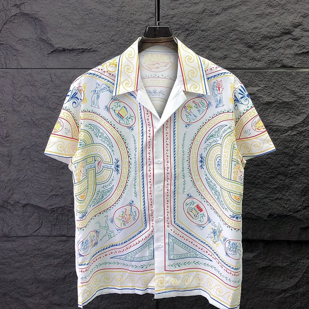 2024 Summer Camiseta Hombre Print Designer Shirt White Shirt Casual Party Shirts For Men Dress Short Sleeve Party Shirts For Men
2024 Summer Camiseta Hombre Print Designer Shirt White Shirt Casual Party Shirts For Men Dress Short Sleeve Party Shirts For Men