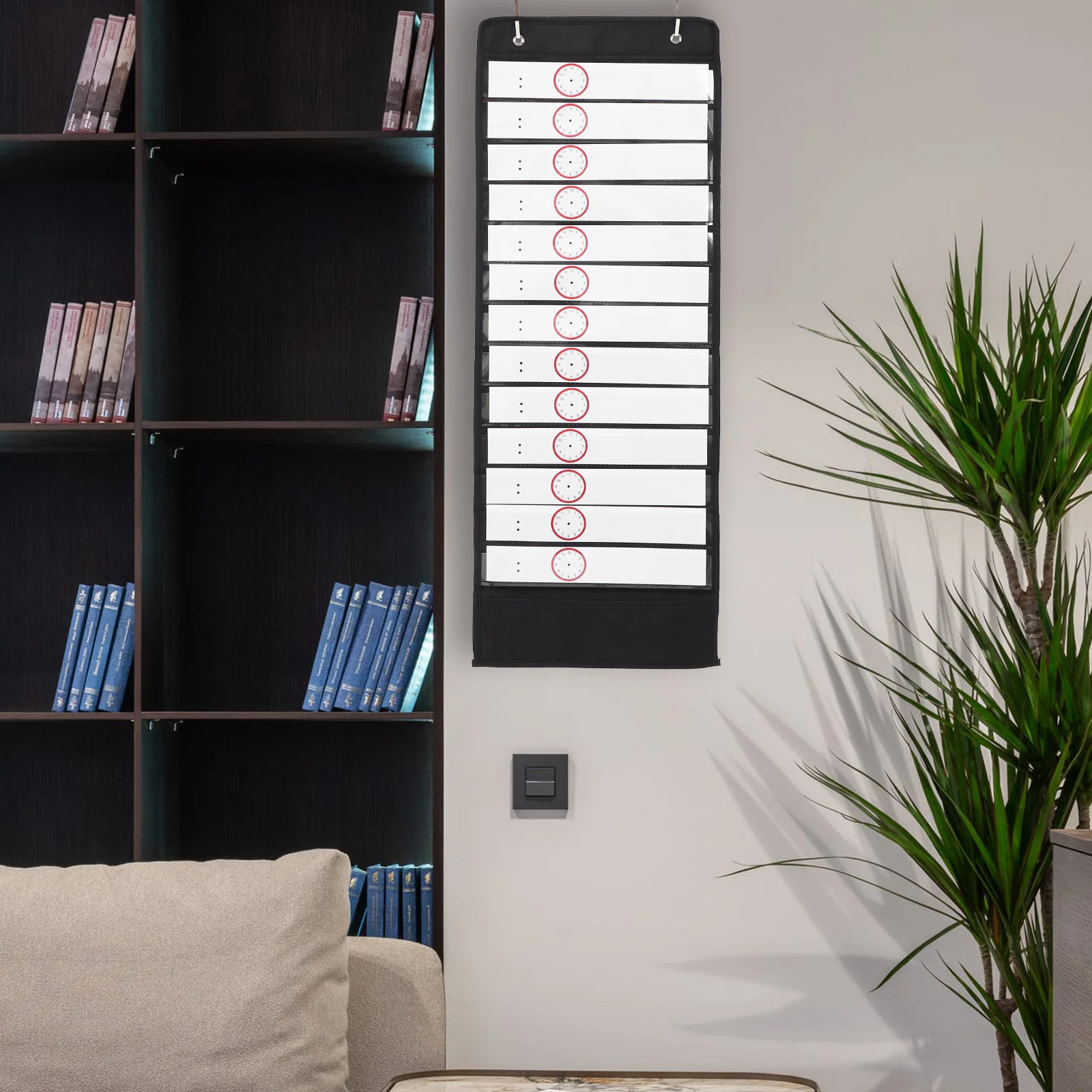 Note Card Hanging Bag Daily Schedule Organizer Classroom Visual Pocket Chart Kit Management Oxford Cloth
Note Card Hanging Bag Daily Schedule Organizer Classroom Visual Pocket Chart Kit Management Oxford Cloth