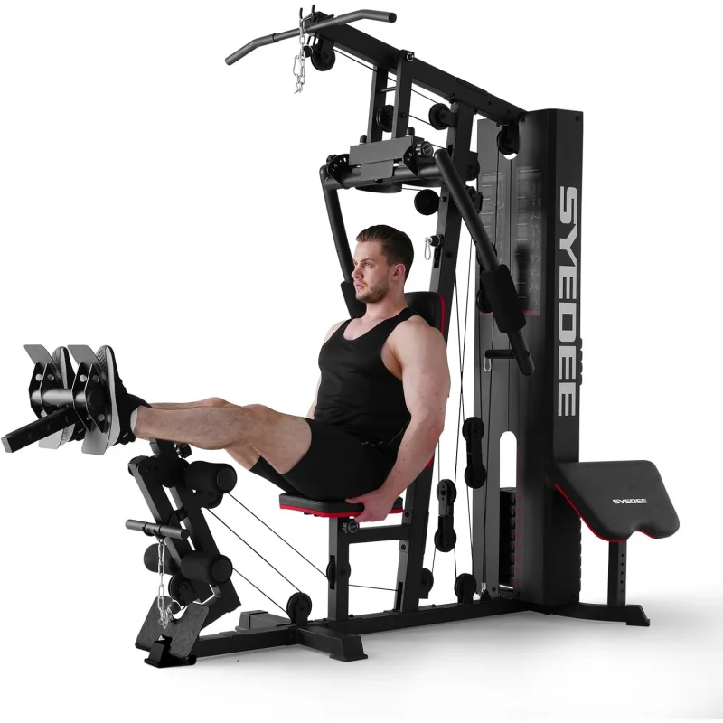 CHome ,Workout Station with 150LBS Weight Stack,Multifunctional Home Gym ,Exercise Equipment for Full Body Strength
CHome ,Workout Station with 150LBS Weight Stack,Multifunctional Home Gym ,Exercise Equipment for Full Body Strength