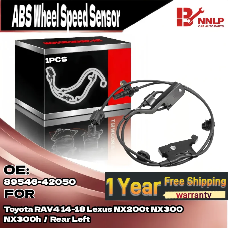 For Rear Left ABS Wheel Speed Sensor for Toyota RAV4 14-18 Lexus NX200t NX300 NX300h 89546-42050
For Rear Left ABS Wheel Speed Sensor for Toyota RAV4 14-18 Lexus NX200t NX300 NX300h 89546-42050