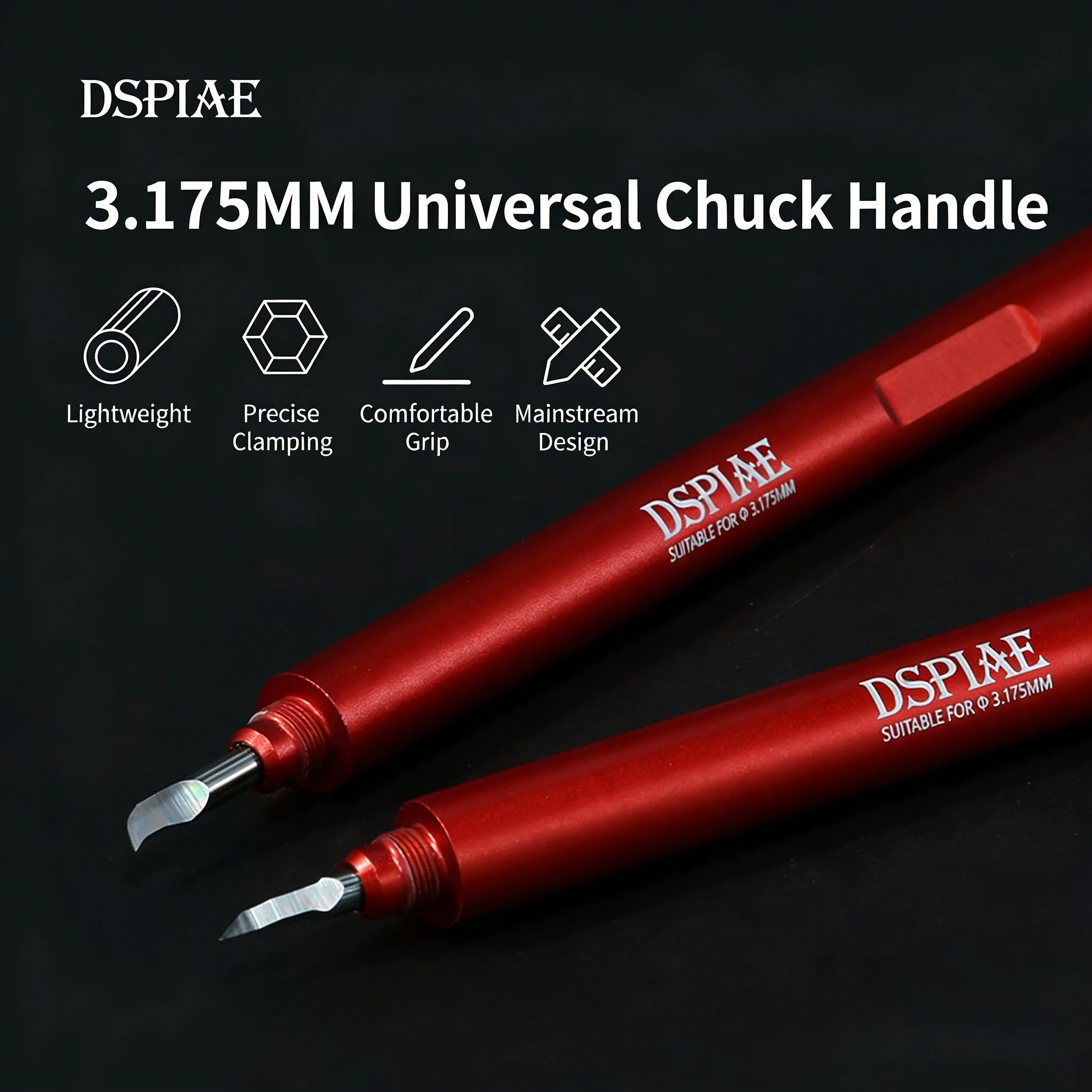 Универсальная зажимная рукоятка DSPIAE 3.175 мм, модель AT-EH, для трансформации в нож-резак, гравировальный нож, рукоятка для крючкового ножа
Универсальная зажимная рукоятка DSPIAE 3.175 мм, модель AT-EH, для трансформации в нож-резак, гравировальный нож, рукоятка для крючкового ножа