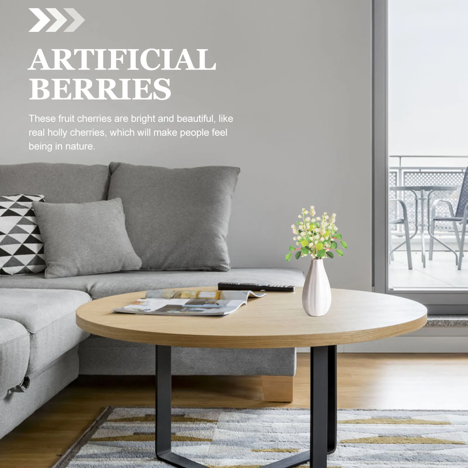 5Pcs Berry Flower Decor Artificial Lifelike Blueberries White Green PVC Fruit Picks for Party Shower Home Christmas DIY
5Pcs Berry Flower Decor Artificial Lifelike Blueberries White Green PVC Fruit Picks for Party Shower Home Christmas DIY