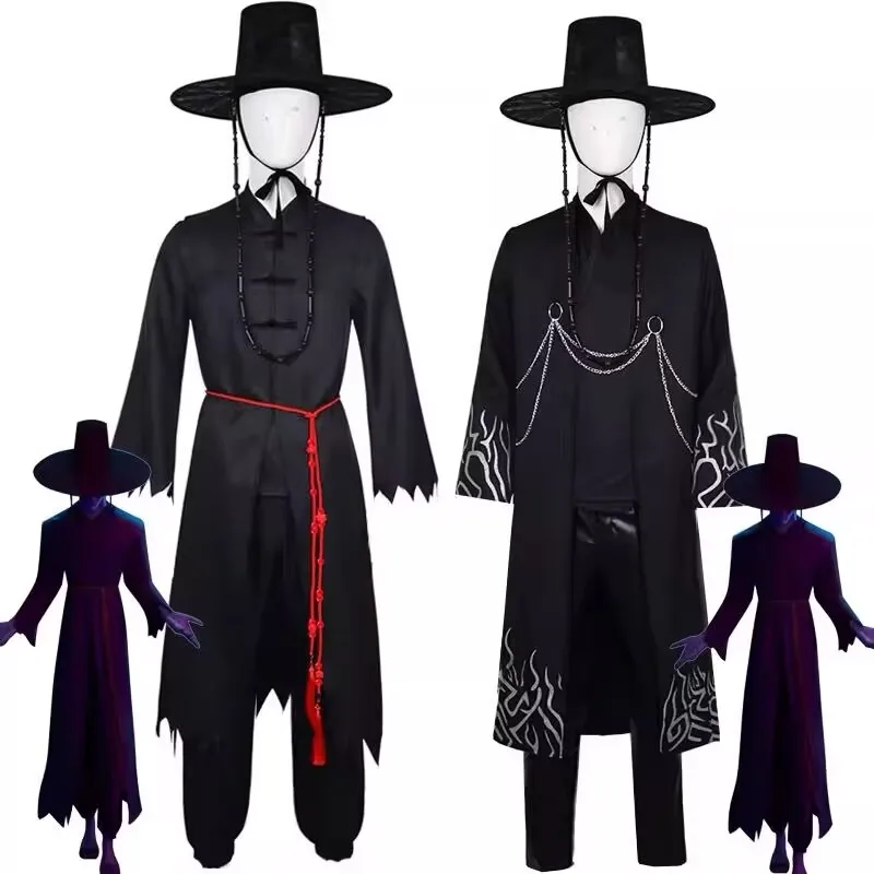 Взрослые мальчики Jinu Kpop охотники на демонов косплей Saja костюм для мальчиков маскировка униформа шляпа идол наряды для ролевых игр Хэллоуин карнавальный костюм 
Взрослые мальчики Jinu Kpop охотники на демонов косплей Saja костюм для мальчиков маскировка униформа шляпа идол наряды для ролевых игр Хэллоуин карнавальный костюм