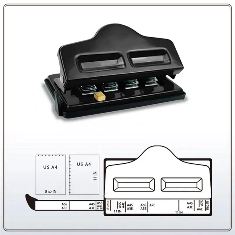 Reliable-4 Holes Mushroom Holes Puncher A4 A5 A6 A7 Loose Leaf Notebook Planner Journal Punch Tool Office Stationery Supplies,4
Reliable-4 Holes Mushroom Holes Puncher A4 A5 A6 A7 Loose Leaf Notebook Planner Journal Punch Tool Office Stationery Supplies,4