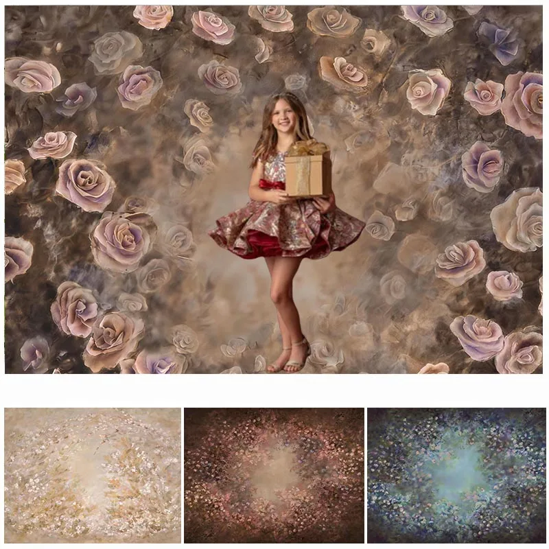 LS Retro Oil Painting Flowers Backdrop for Portrait Photography Baby Adult Child Photocall Abstract Art Floral Background Props
LS Retro Oil Painting Flowers Backdrop for Portrait Photography Baby Adult Child Photocall Abstract Art Floral Background Props