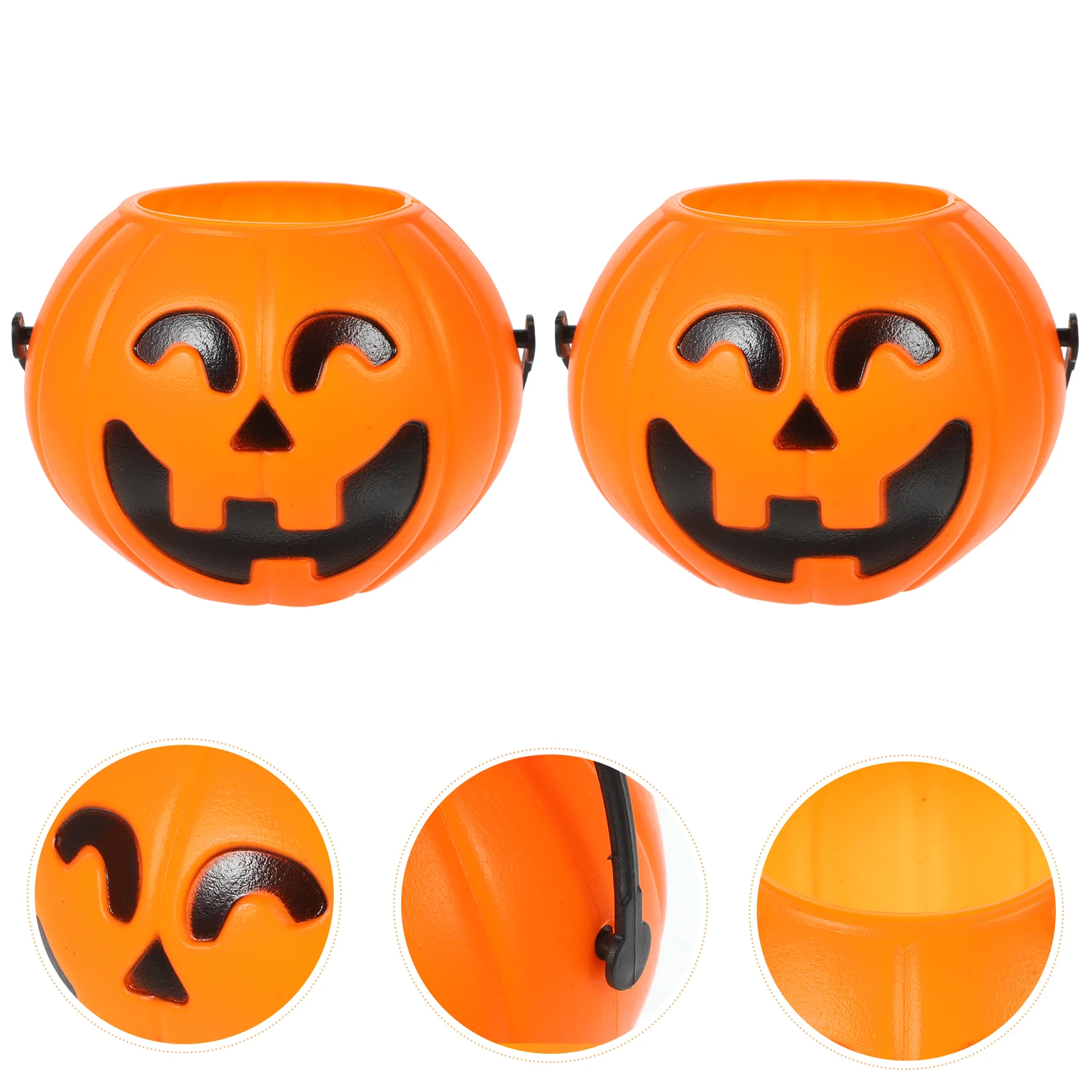 18pcs Pumpkin Bucket Props Orange Plastic Halloween Treat Bucket Portable Party Favor Holder Candy Jar Carnival Decoration
18pcs Pumpkin Bucket Props Orange Plastic Halloween Treat Bucket Portable Party Favor Holder Candy Jar Carnival Decoration