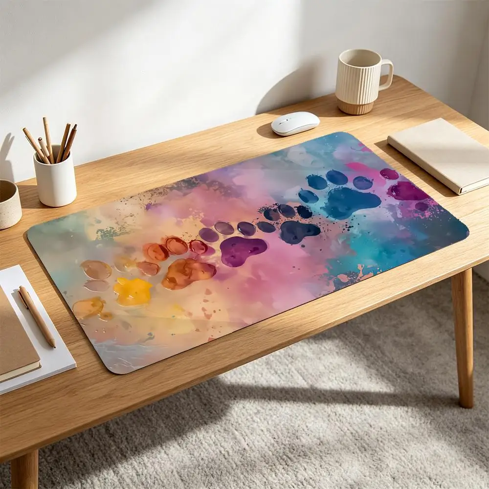 Graffiti color paw print Mouse Pad Gamer Kawaii Speed Gaming E-Sports Cute Dog Large Rubber Mousepad Keyboard offices Desk Mat
Graffiti color paw print Mouse Pad Gamer Kawaii Speed Gaming E-Sports Cute Dog Large Rubber Mousepad Keyboard offices Desk Mat
